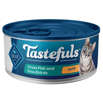Product image of Blue Buffalo Tastefuls Pate Wet Cat Food, Variety Pack (5.5 oz., 32 ct.)
