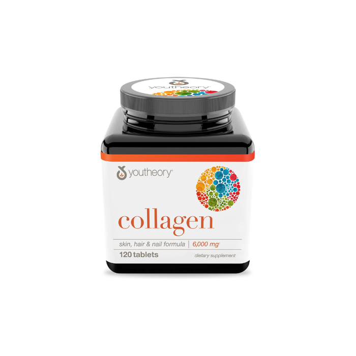Product image of Youtheory Collagen with Vitamin C, Advanced Hydrolyzed Formula for Optimal Absorption, Skin, Hair, Nails and Joint Support, 120 Ct