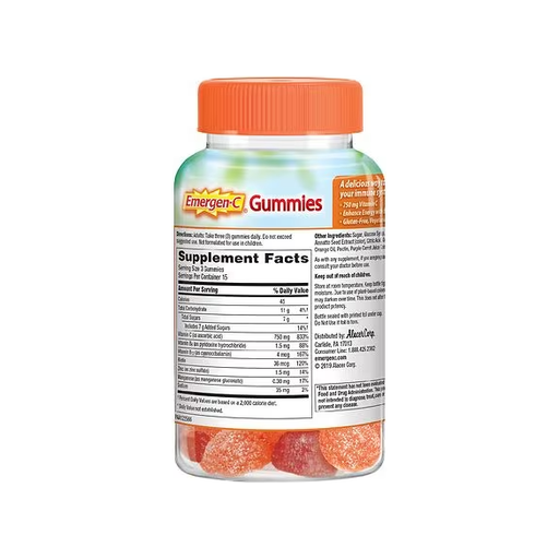 Product image of Emergen-C Vitamin C Immune Support Gummies - Orange, Tangerine & Raspberry - 45ct
