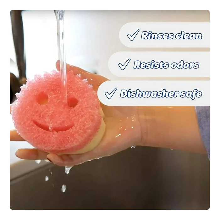 Product image of Scrub Daddy Scrub Mommy Sponge, Pink, Soft in Warm Water, Firm in Cold, 1 Count