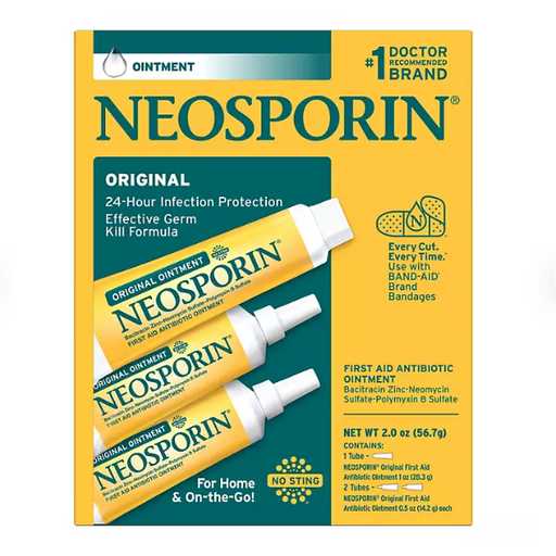 Product image of Neosporin Original Ointment (1 oz. tube + .5 oz. tube, 2 pk.)