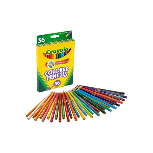 Product image of Crayola Colored Pencil Set, 36 Ct, Back to School Supplies, Teacher Supplies, Beginner Child