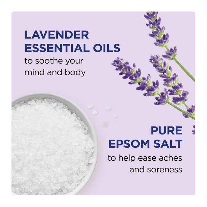 Product image of Dr Teal's Pure Epsom Salt Soak, Soothe & Sleep with Lavender, 3lbs