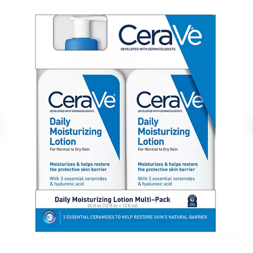 Product image of CeraVe Daily Moisturizing Lotion, Normal to Dry Skin, 12 fl. oz., 2 pk.