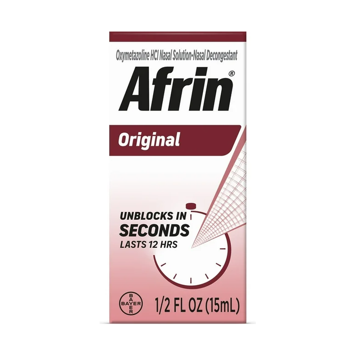Product image of Afrin Original 12 Hour Nasal Congestion Relief Spray - 15 mL