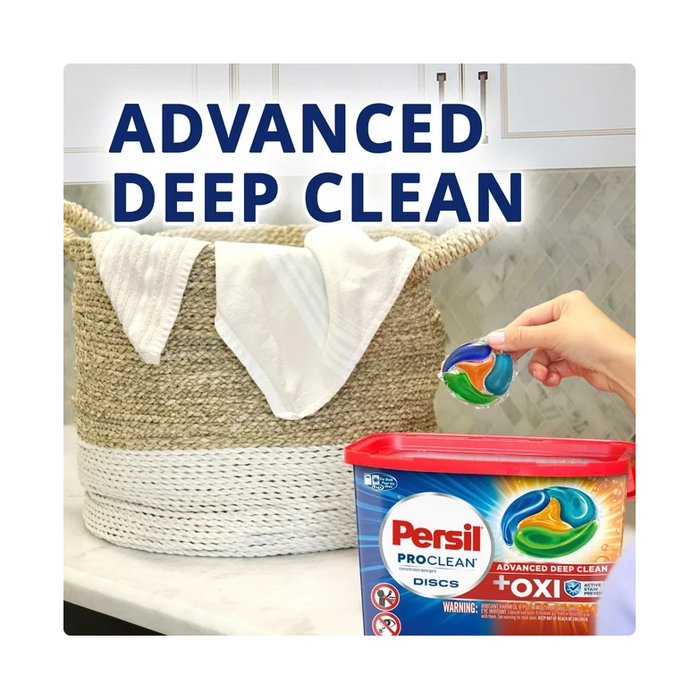 Product image of Persil Discs Laundry Detergent Pacs, Oxi, 38 Count