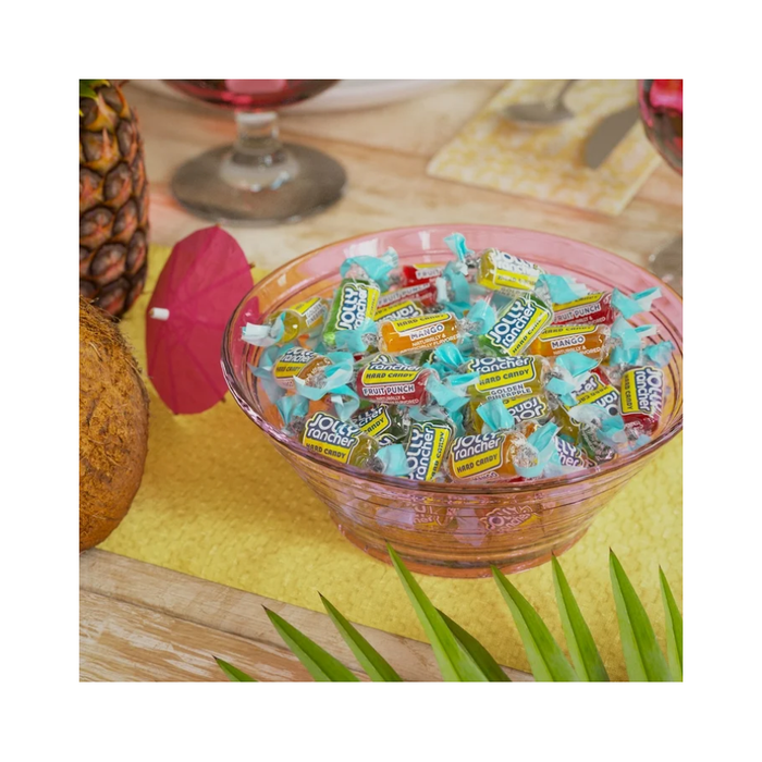 Product image of Jolly Rancher Assorted Tropical Fruit Flavored Hard Candy, Resealable Bag 13 oz