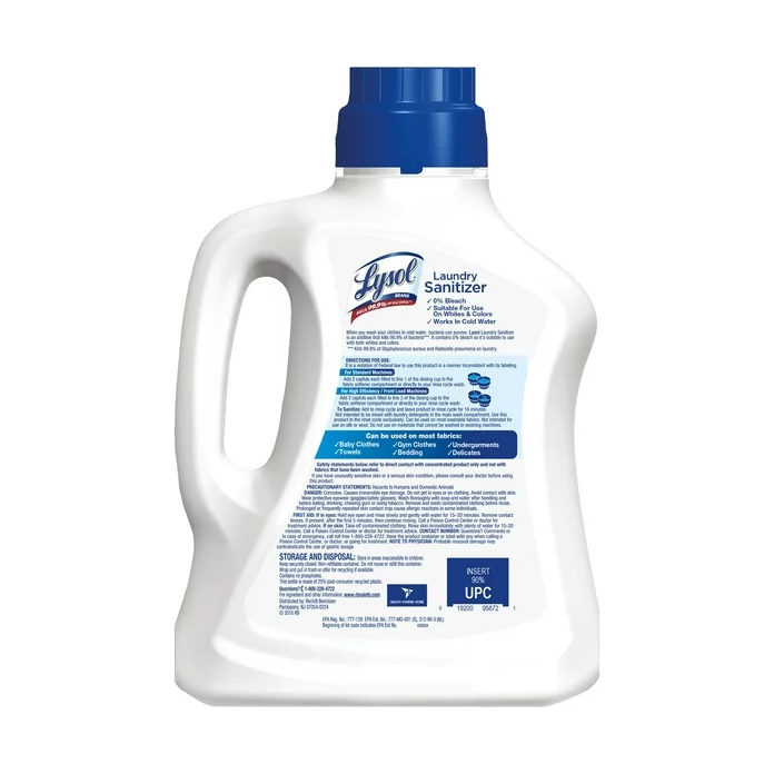 Product image of Lysol Laundry Sanitizer, Crisp Linen, 90 Oz