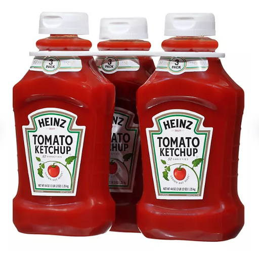 Product image of Heinz Original Tomato Ketchup Bottles (44 oz., 3 pk.)