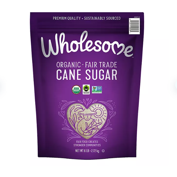 Product image of Wholesome Organic Cane Sugar (6 lbs.)