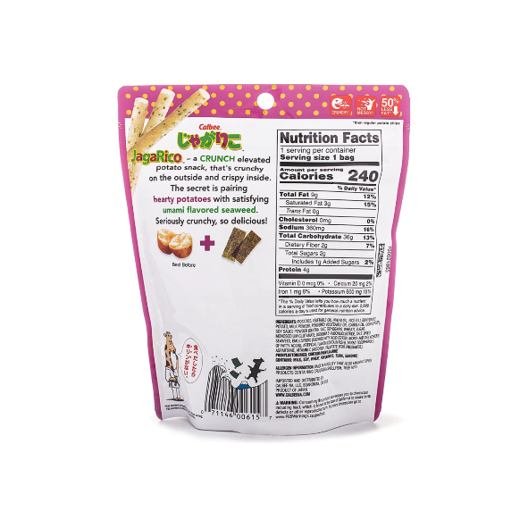 Product image of Calbee Jagarico Umami Seaweed 52 g