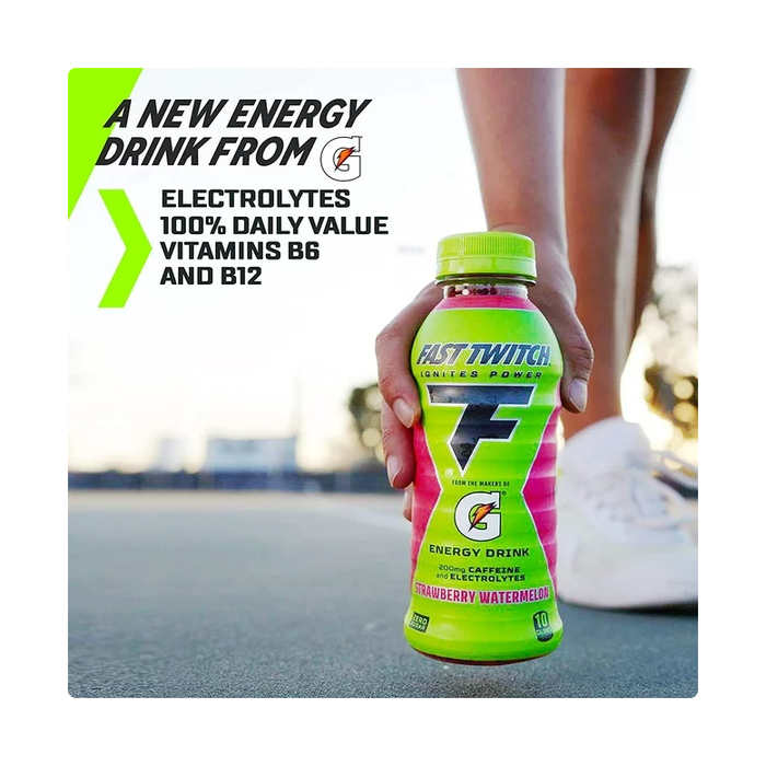 Product image of Fast Twitch Energy drink from Gatorade, Strawberry Watermelon, 12 fl oz