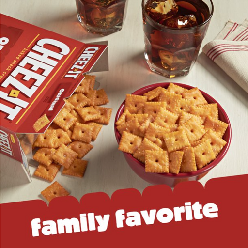 Product image of Cheez-It Cheese Crackers, Baked Snack Crackers, Office and Kids Snacks, Original, 12.4oz