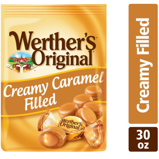 Product image of Werthers Original Creamy Caramel Filled Candy, 30 Oz