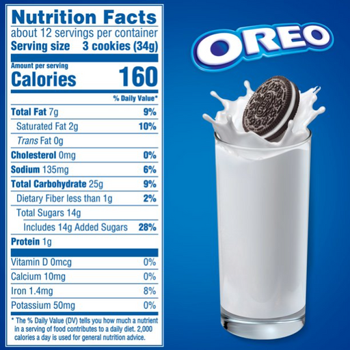 Product image of Oreo Chocolate Sandwich Cookies, 14.3 Oz