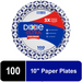 Product image of Dixie Ultra Disposable Paper Plates, 10 in, 100 count