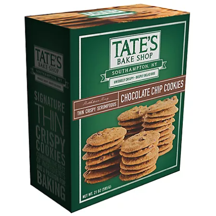 Product image of Tate's Bake Shop Chocolate Chip Cookies (21 oz.)
