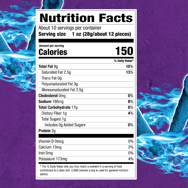 Product image of Takis Blue Heat Rolled Tortilla Chips, Hot Chili Pepper Artificially Flavored, 9.9 Ounce Bag