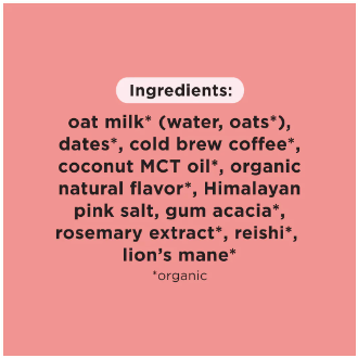 Product image of Pop & Bottle Caramel Oat Milk Latte with Lions Mane and Reishi, Organic, 8 Fl oz