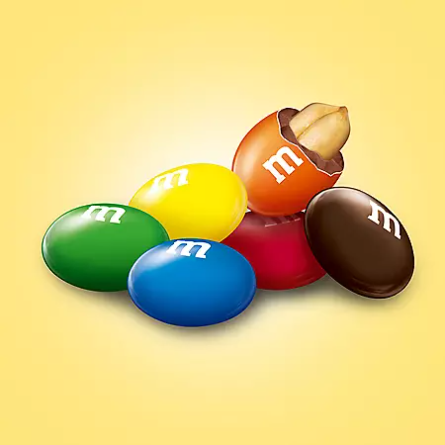 Product image of M&M'S Peanut Milk Chocolate Candy Bulk Jar (62 oz.)