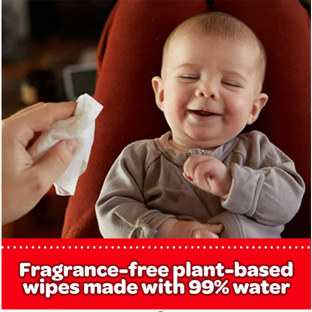 Product image of Huggies Natural Care Sensitive Baby Wipes, Unscented, 3 Flip-Top Packs (168 Wipes Total)