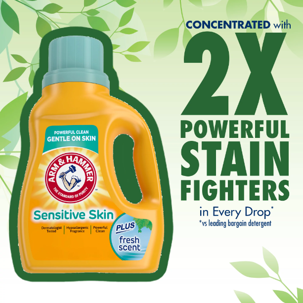 Product image of Arm & Hammer Sensitive Skin Plus Fresh Scent, 105 Loads Liquid Laundry Detergent, 105 Fl oz