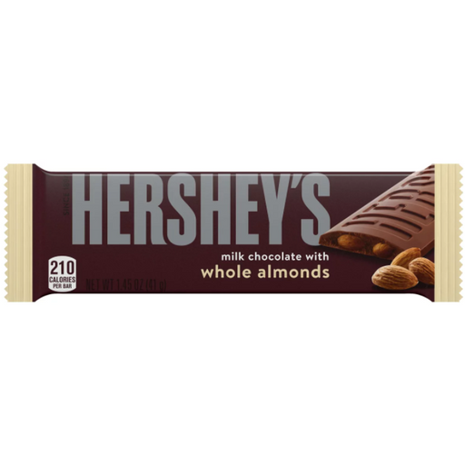 Product image of Hershey's Milk Chocolate Bar with Almonds 1.45oz