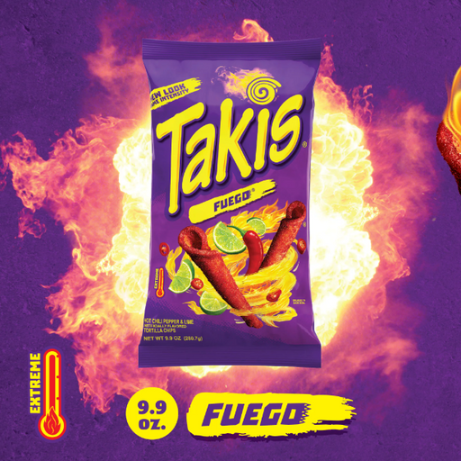 Product image of Takis Fuego Flavored Tortilla Chips, 9.9 Oz