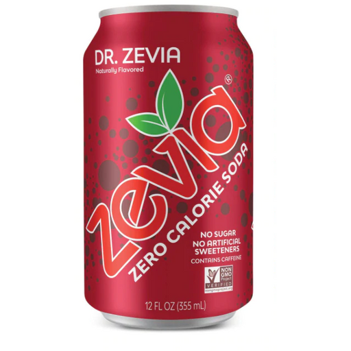 Product image of Zevia Zero Calorie Soda, Dr. Zevia, 12 oz