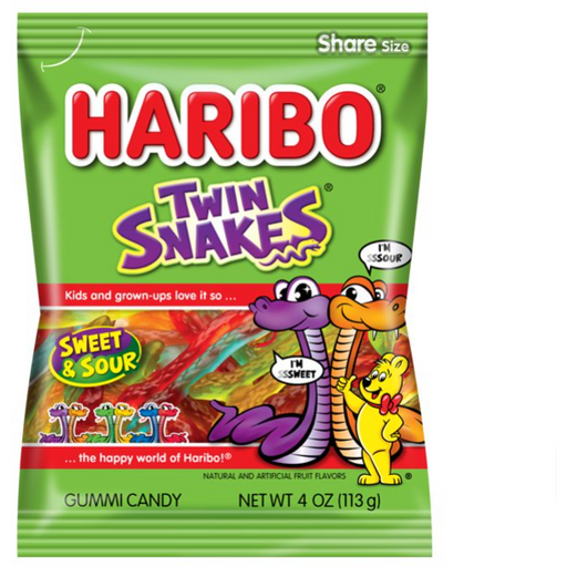 Product image of Haribo Confectionery Twin Snakes 5oz