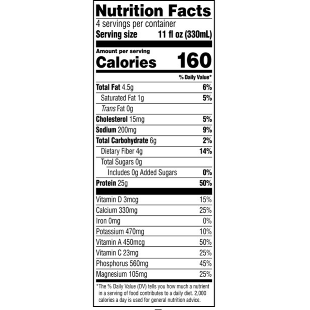 Product image of Muscle Milk Genuine Vanilla Creme Ready to Drink Protein Shake, 25g Protein, 11 oz, 4 Pack Bottles