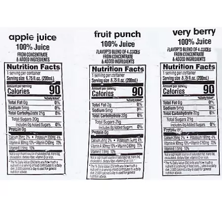 Product image of Apple & Eve 100% Juice Variety Pack (6.75oz / 36pk)