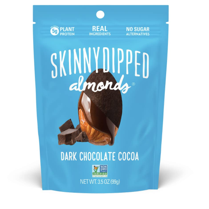 Product image of Dark Chocolate Cocoa Skinny Dipped Almonds 3.5oz