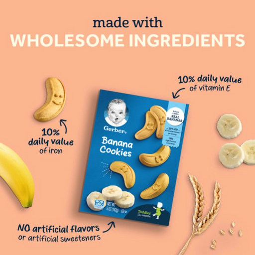 Product image of Gerber Arrowroot Cookie Biscuits, 5.5 Oz