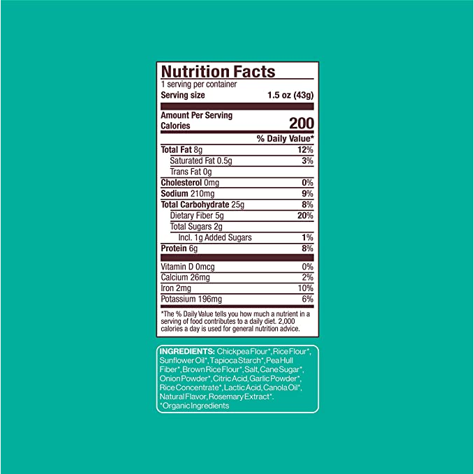 Product image of HIPPEAS Organic Vegan White Cheddar Chickpea Puffs Snack, 4 oz