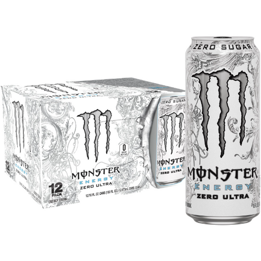 Product image of (12 Cans) Monster Zero Ultra, Sugar Free Energy Drink, 16 fl oz