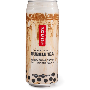 Product image of Pocas Brown Sugar Boba Milk Tea 16.5