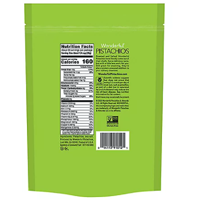 Product image of Wonderful Pistachios Shelled, Roasted and Salted (24 oz.)