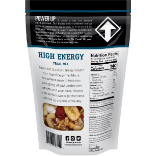 Product image of Power Up High Energy Trail Mix 14oz, Gluten-Free, Vegan, Non-GMO