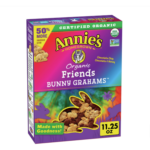Product image of Annie's Organic Whole Grain Chocolate Chip Bunny Grahams Snacks, 11.25 oz