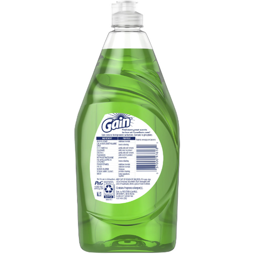 Product image of Gain Ultra Dishwashing Liquid Dish Soap, Original Scent, 21.6 fl oz