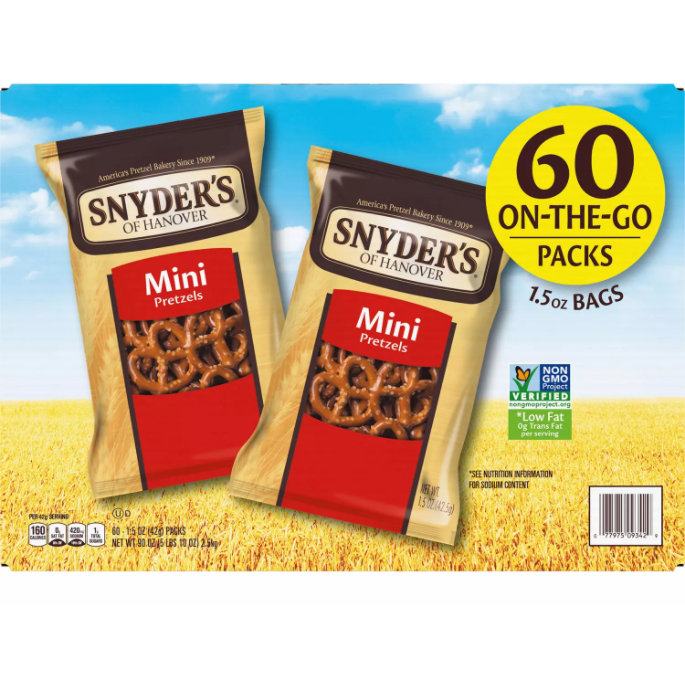 Product image of Snyder's Mini Pretzels (1.5 oz., 60 ct.)