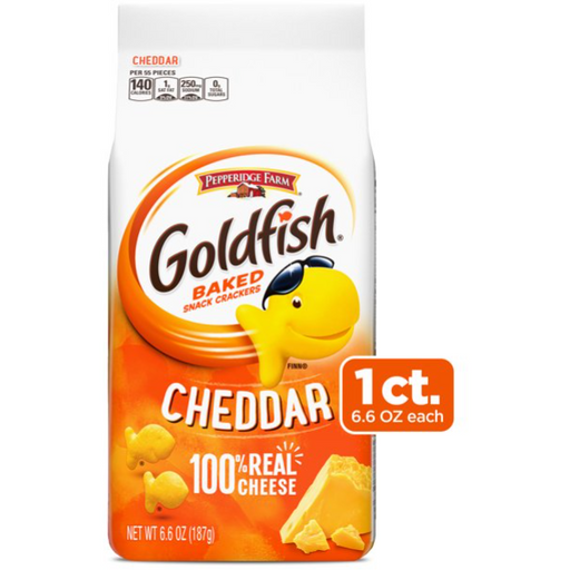 Product image of Goldfish Cheddar Crackers, Snack Crackers, 6.6 oz