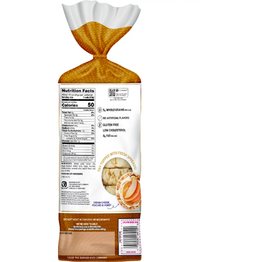 Product image of Quaker Gluten-Free Rice Cakes, Caramel, 6.5 Oz