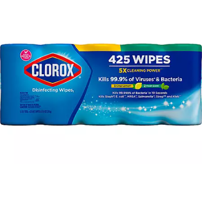 Product image of Clorox Disinfecting Wipes Value Pack, Bleach Free Cleaning Wipes (85 per pk., 5 pk.)