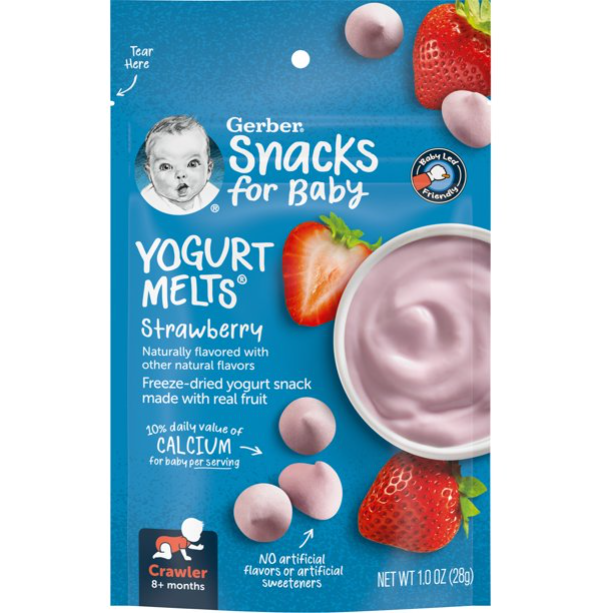 Product image of Gerber Strawberry Yogurt Melts, 1 Oz