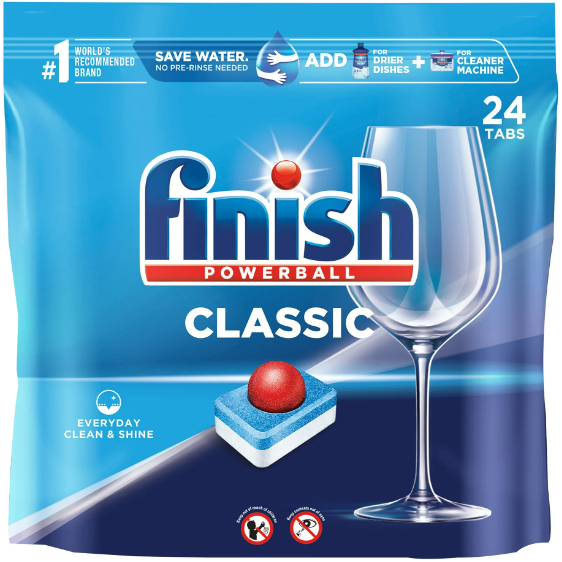 Product image of Finish Classic- 18 ct - Dishwasher Detergent - Powerball - Dishwashing Tablets - Dish Tabs