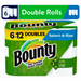 Product image of Bounty Select-A-Size Paper Towels, Double Rolls, White, 98 Sheets Per Roll, 6 Count