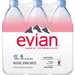 Product image of evian Natural Spring Water bottles, 33.8 fl oz, 6 pack