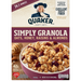 Product image of Quaker Simply Granola Oats Honey Raisins & Almonds 24.1 oz
